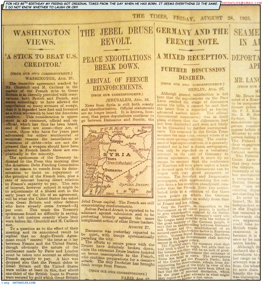 History Repeats Itself